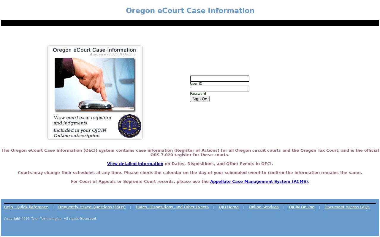 Wheeler County criminal court cases OJCIN login