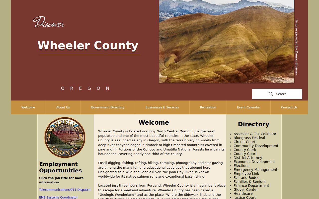Wheeler County criminal history and county government offices