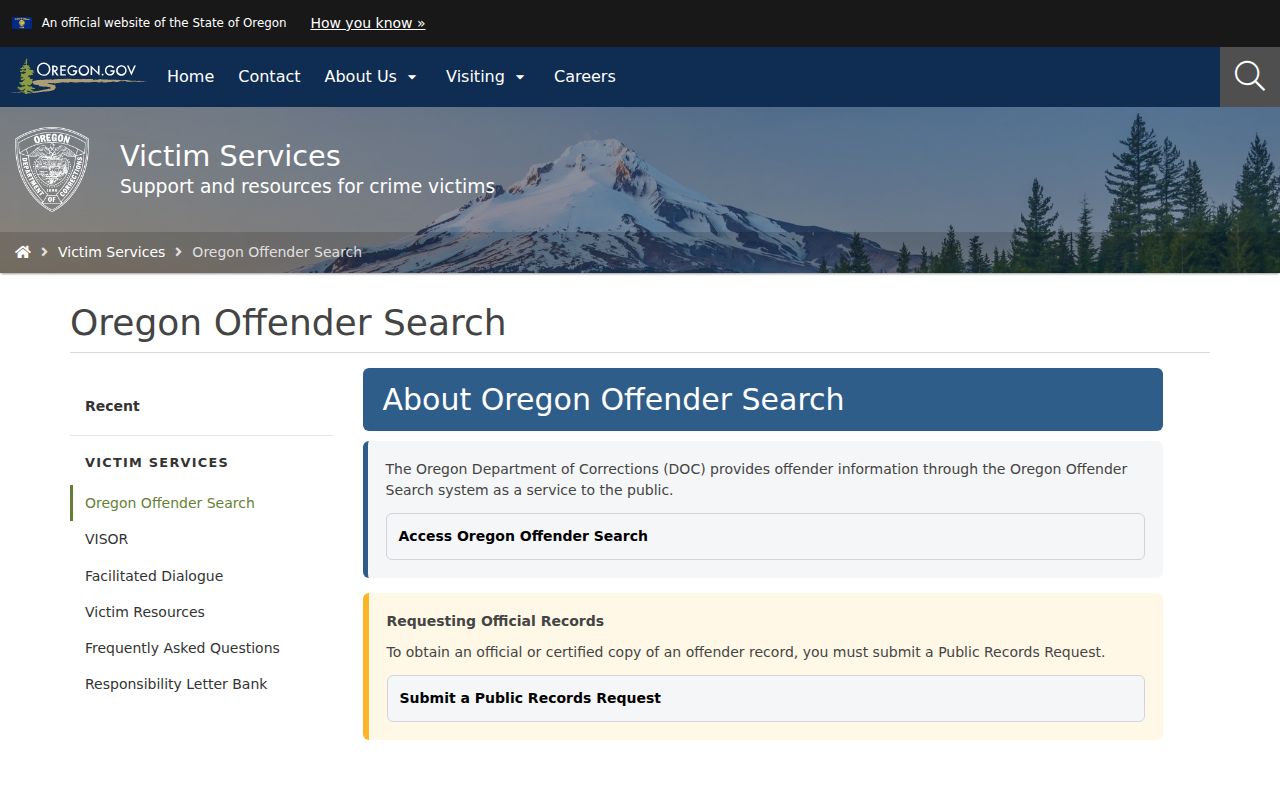 Wheeler County criminal records and Oregon offender search guidance